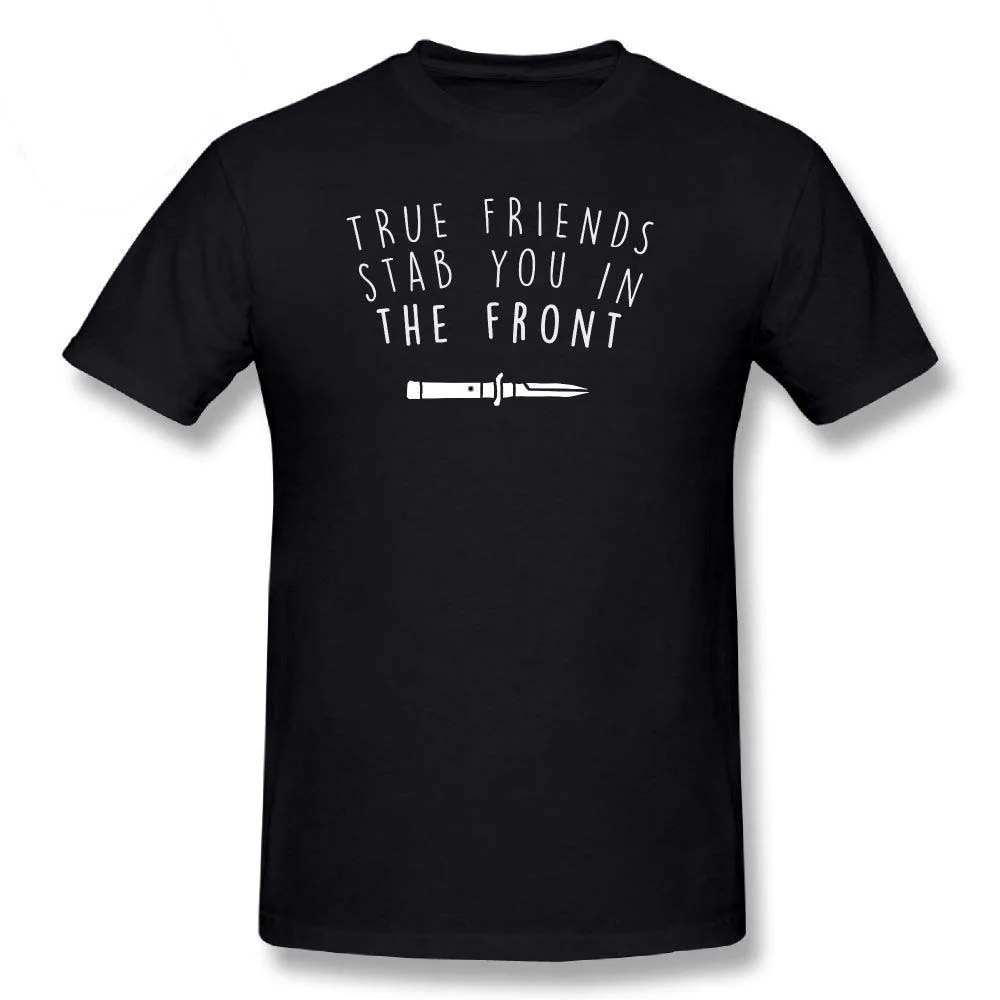 Футболка BMTH для мужчин Bring Me The Horizon Классическая футболка с надписью True Friends