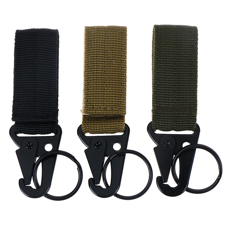 Molle Attach Belt Clip Webbing Backpack Strap Quickdraw Clasp Outdoor Carabiner Camp Water Bottle Hanger Tactical Holder Hook | Спорт и