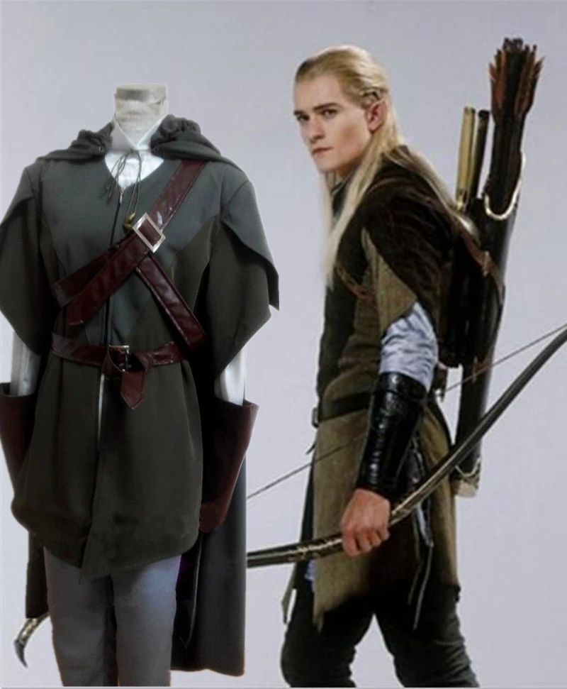 Halloween cosplay party dress legolas retro the hobbit legolas kostum