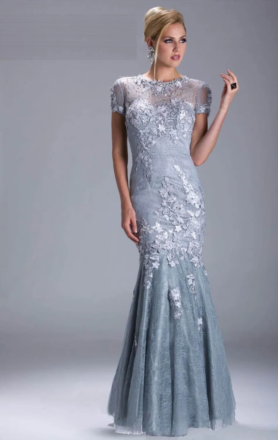 Elegant Silver Dresses