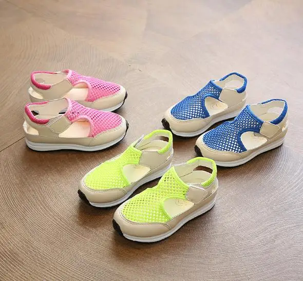 

New Breathable Mesh Summer Kids Shoes Boys Girls Sandals Casual soft EVA Clog Slippers Outdoor Toddler Children Sandals Shoes