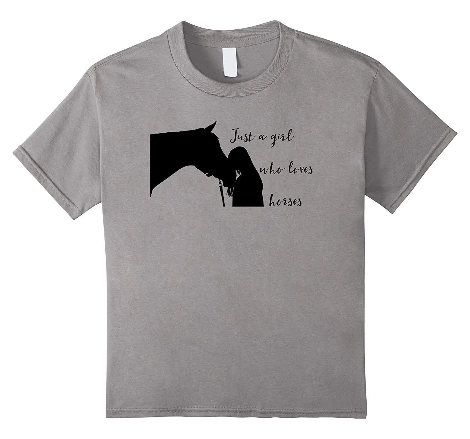 

Just A Girl Who Loves Horses T Shirt Cute Animal Women's Tee Women Shirts Hip Hop Style Streetwear Personality Retro