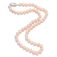 Natural Pearl Necklace Wholesale 7-8mm Freshwater Pearl Necklace Female 45cm Pearl Necklace for Mother Natural Pearl Necklace Wholesale 7-8mm Freshwater Pearl Necklace Female 45cm Pearl Necklace for Mother