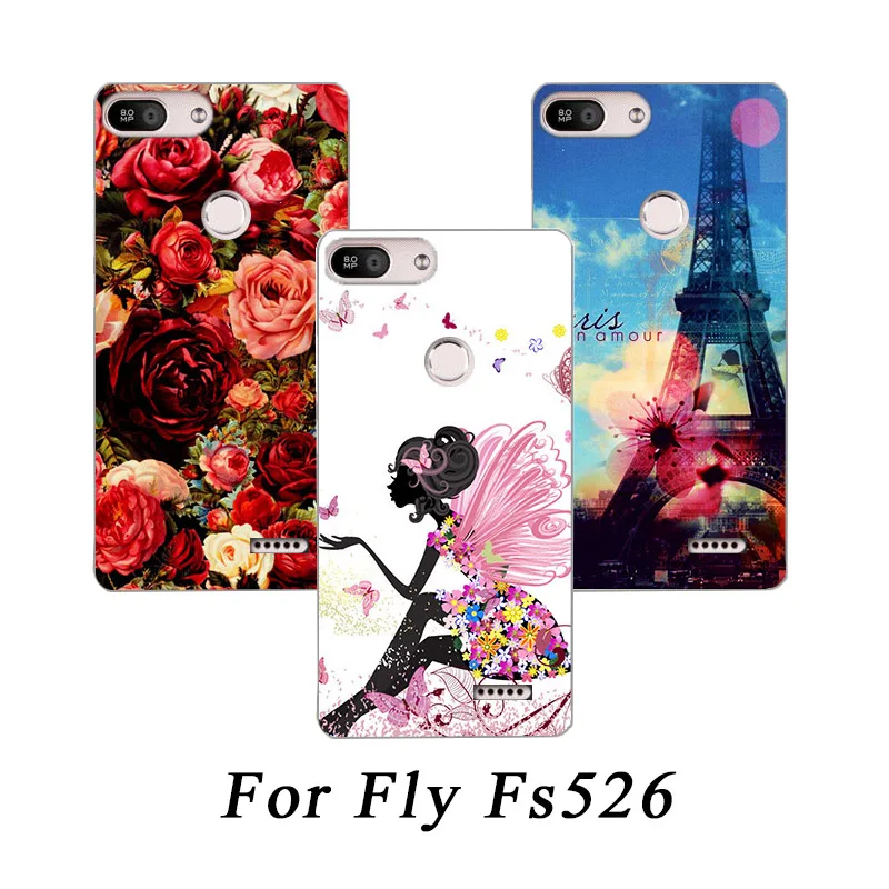 

High Quality Patterns TPU SOFT Silicone Printed case For Fly Power Plus 2 FS526 Painting phone case for fly fs526 back covers