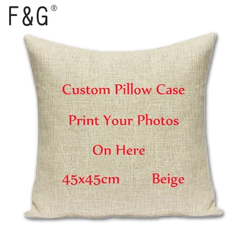 

Private Customization Home Decorative Pillows Pet Wedding Personal Life Photos Customize Gift Home Cushion Cover 45X45CM
