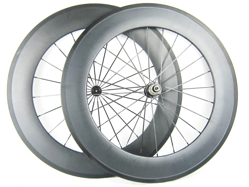 

Ultra light weight 1450g 700C tubular 88mm profile 23mm width Full carbon fiber road wheel set