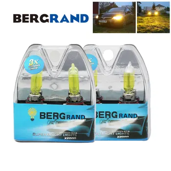 

HB4 9006 HB3 9005 55W Yellow Halogen Bulb Head Lamp 2700K High Low Beam Car Headlight Bulb Hard Glass High Visibility Auto Lamp