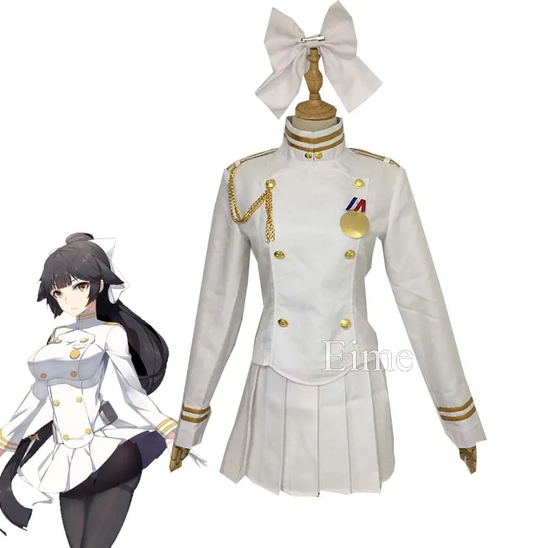 New Game Azur Lane Takao Cosplay Costume Female Sexy Dress Halloween Carnival Uniforms Custom Made Full Set With Ear+ Gloves