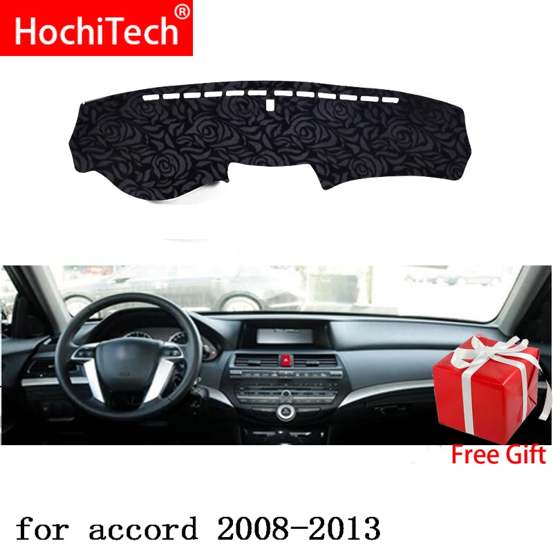 

Rose Pattern Non-slip Dashmat Dash Mat Dashboard Cover Pad Cover Carpet Car Sticker for Honda accord 2008 2009-2013 Car Styling