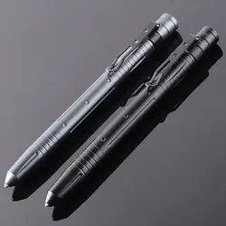 Универсальная металлическая шариковая ручка авиационный алюминиевый сплав анти-скольжение Самозащита тактическая ручка Открытый