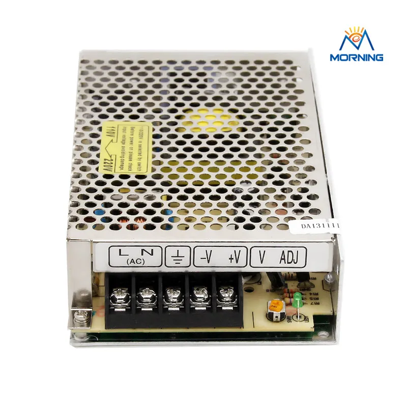 

S-75 DC 12V 24V variable power supply switching 75W AC110-240V input