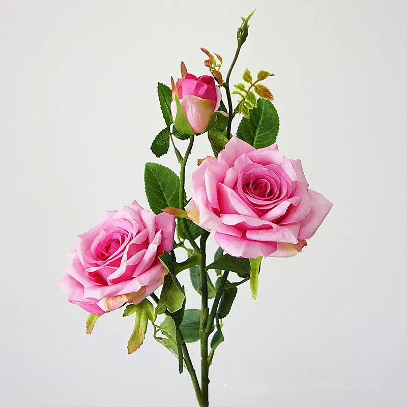 Artificial Paris perfume roses fake Flowers silk flowers Wedding decoration baby shower gifts 14 11