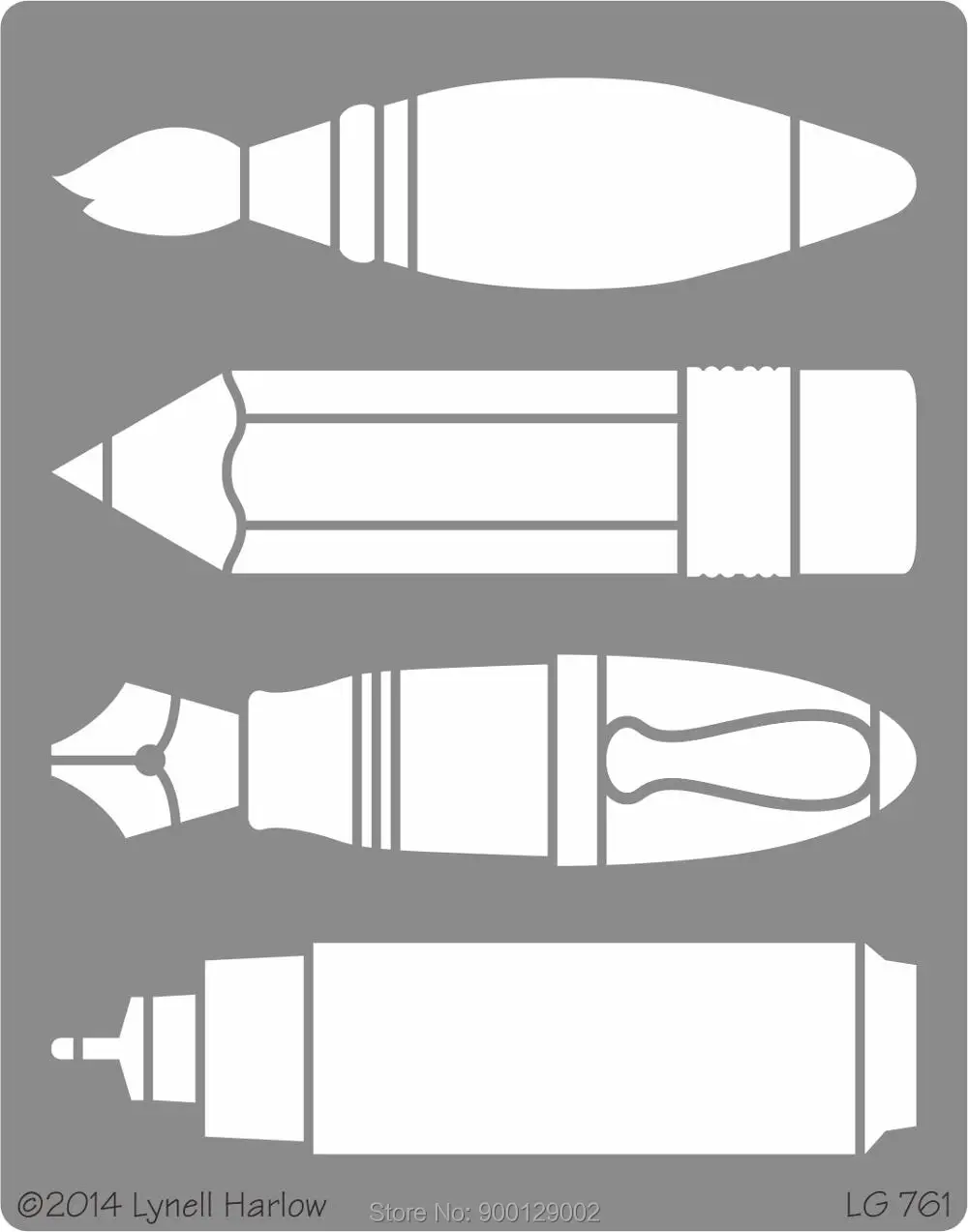 Dreamweaver stencil embossing stainless steel stencils LG 761 Chunky art toolsin Tools from