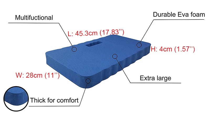 Kneeling pad kneeling mat garden bath kneeler size