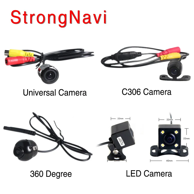 

Waterproof camera car rear view camera rearview Back Parking Monitor 360 Degree universal auto camera night vision HD CCD