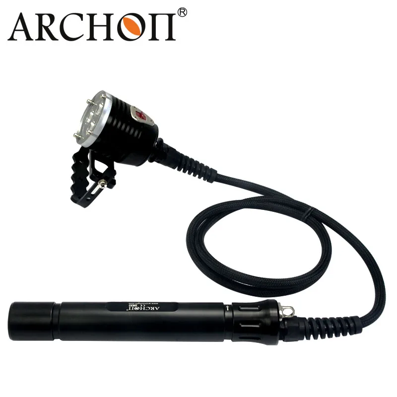 Underwater light ARCHON WH36 DH30 Diving Light 3* XM L2 U2 LED 3000LM 100M waterproof dive light