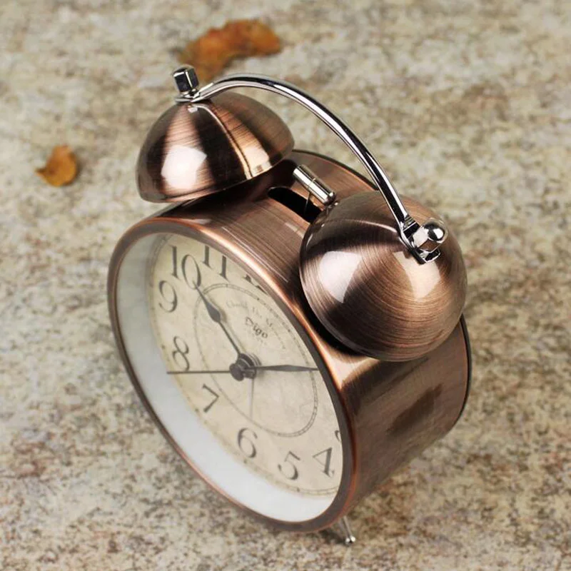 Double Twin Bell Vintage Retro Alarm Clock Loud For Heavy Double Twin Bell Vintage Retro Alarm Clock Loud For Heavy Sleeper Old Fashioned Table With Backlight Home Decorative In Clocks From