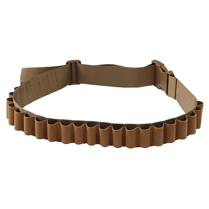 NEW 29 Rounds Shot Gun Shell Bandolier Waist Bullet Ammo Holder Belt Tactical Airsoft 2Cartridges Holster