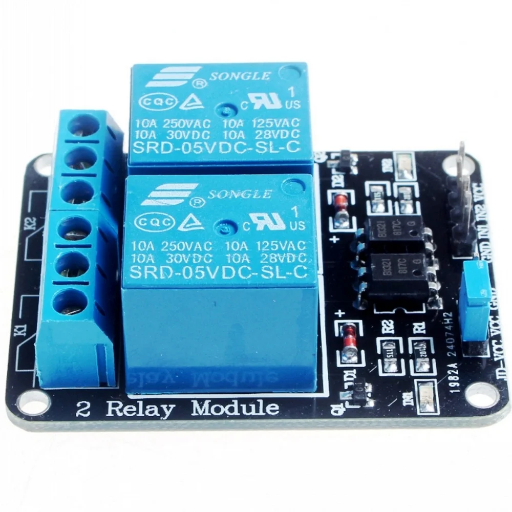 5V релейный модуль щит для ARM PIC AVR DSP электронное реле 10A 2-х канальный | Электронные