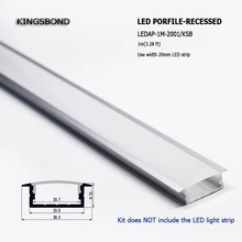 20 штук 1 м 10 мм Глубокий Встраиваемый светодиодный Алюминий профиль с фланец из нержавеющей стали для светодиодный полосы света двухрядный светодиодный двойной яркость MOQ 20 штук