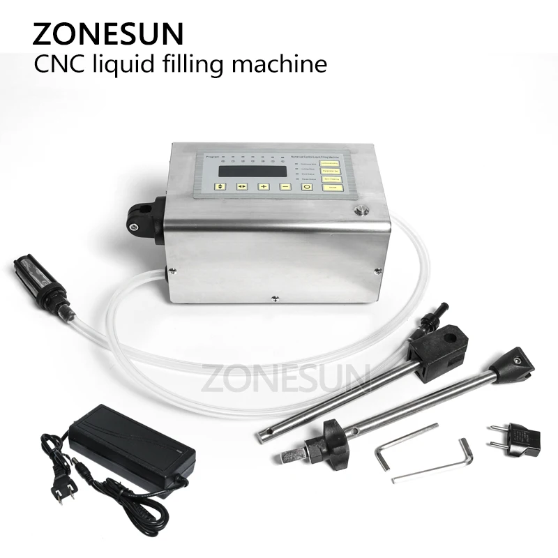 ZONESUN 5 3500 мл аккуратная портативная цифровая машина для наполнения жидкостей