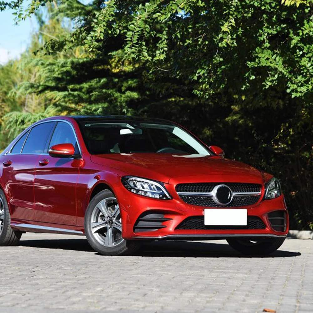 W205 gt gtr решетка Серебряная черная эмблема передний бампер amg гриль для benz w205 2019
