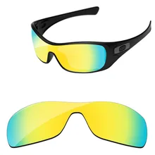 Polycarbonate-24K Золотые Зеркальные Сменные линзы для солнцезащитных очков Antix оправа UVA и UVB Защита