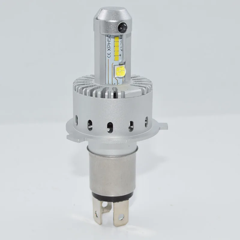 Лампа в головную фару H4 led HB2/9003 Hi/короче спереди и длиннее сзади) H7 H11 9005 HB3 9006 HB4 80 Вт светодиодные фары автомобиля Высокое Мощность белый 6000 K Авто-Стайлинг