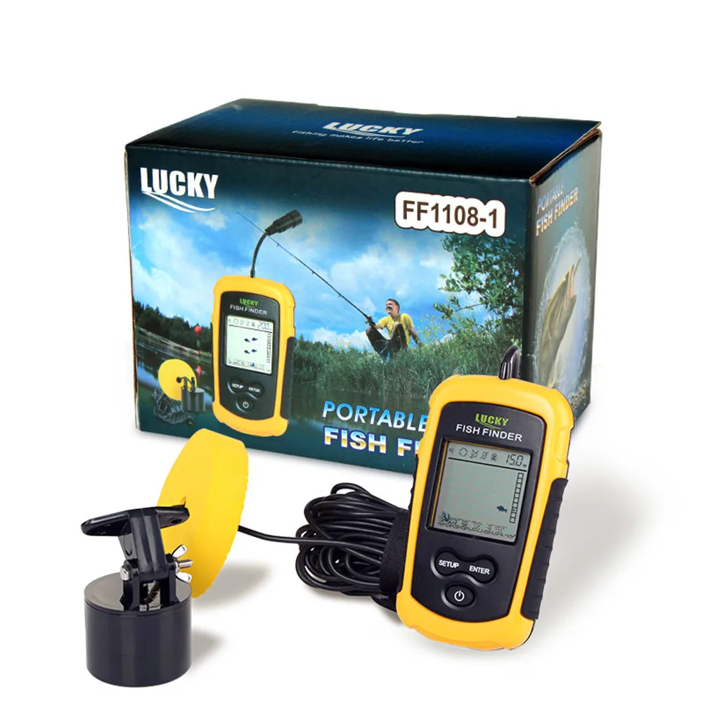 sonar 0.7-100 m fishfinder para a profundidade