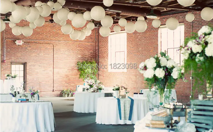 paper lanterns chinese white wholesale online Round For Wedding Party Decorations13