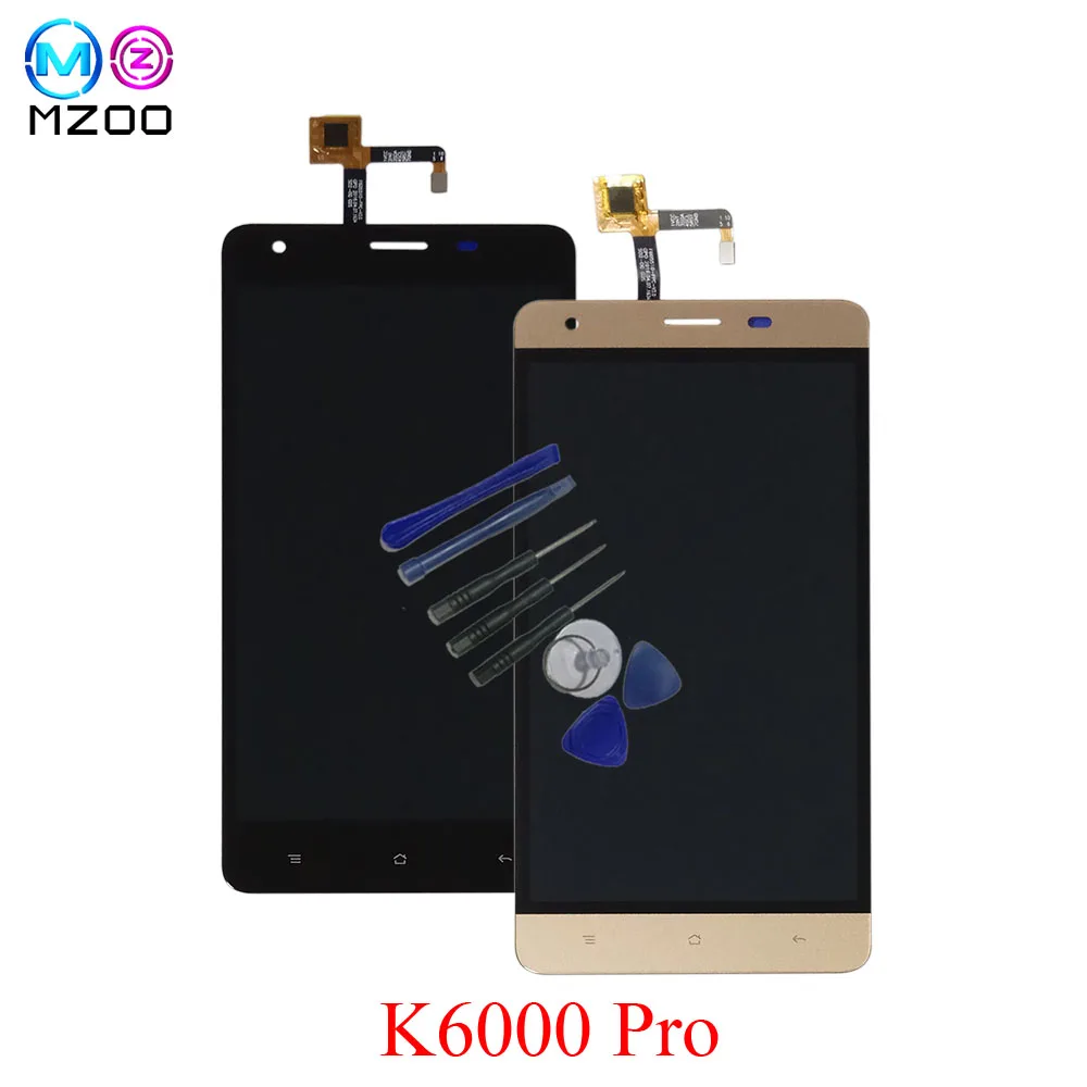 ЖК экран MZOO для Oukitel K6000 Pro дисплей кодирующий преобразователь сенсорного экрана в