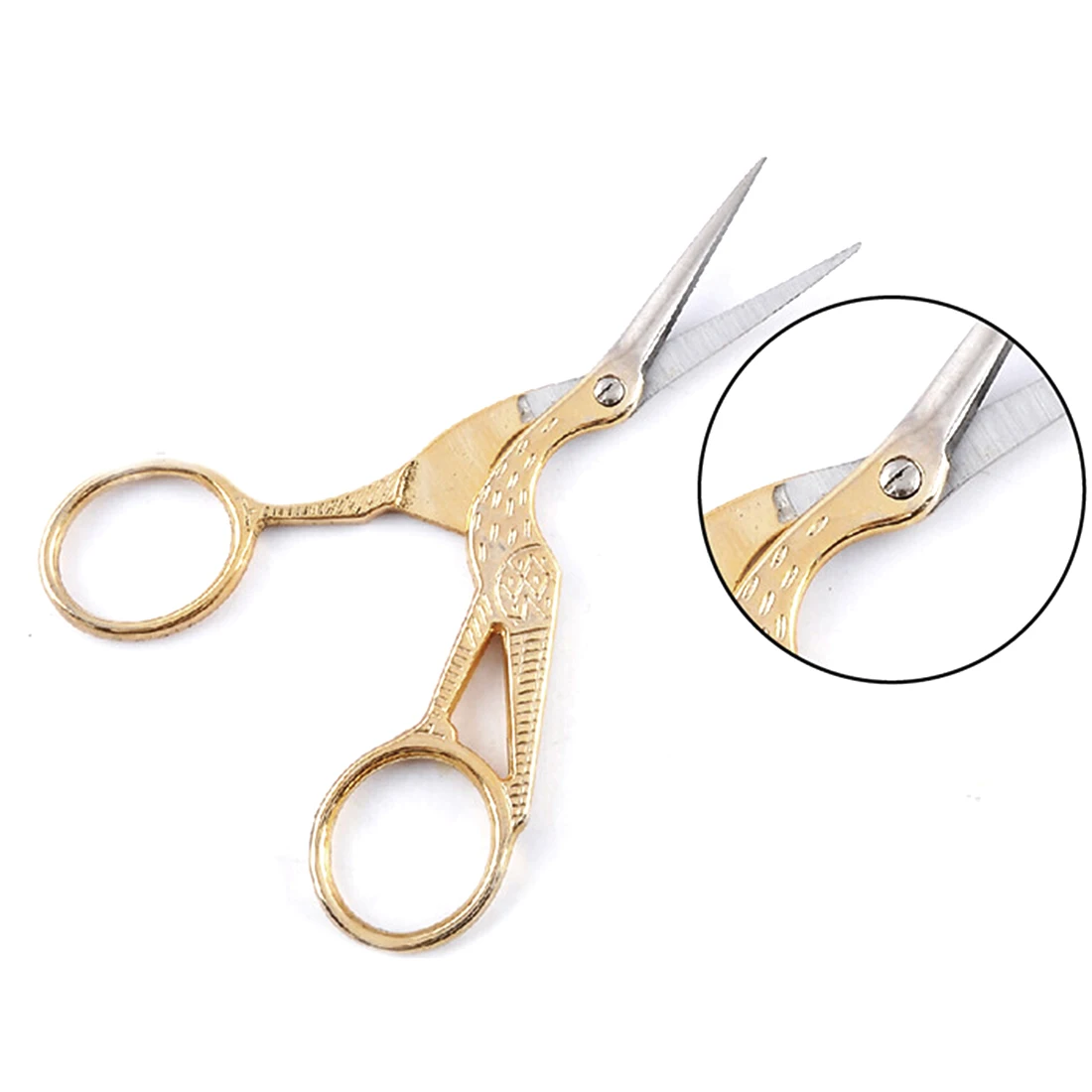 Big Sale Gold Stork Sewing Scissor Trimming Dressmaking Shears Cross