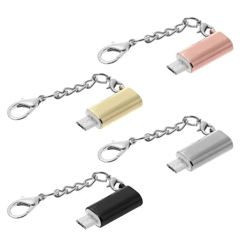 Адаптер-переходник для samsung Xiaomi Lightning 8 Pin Female to Micro USB Male