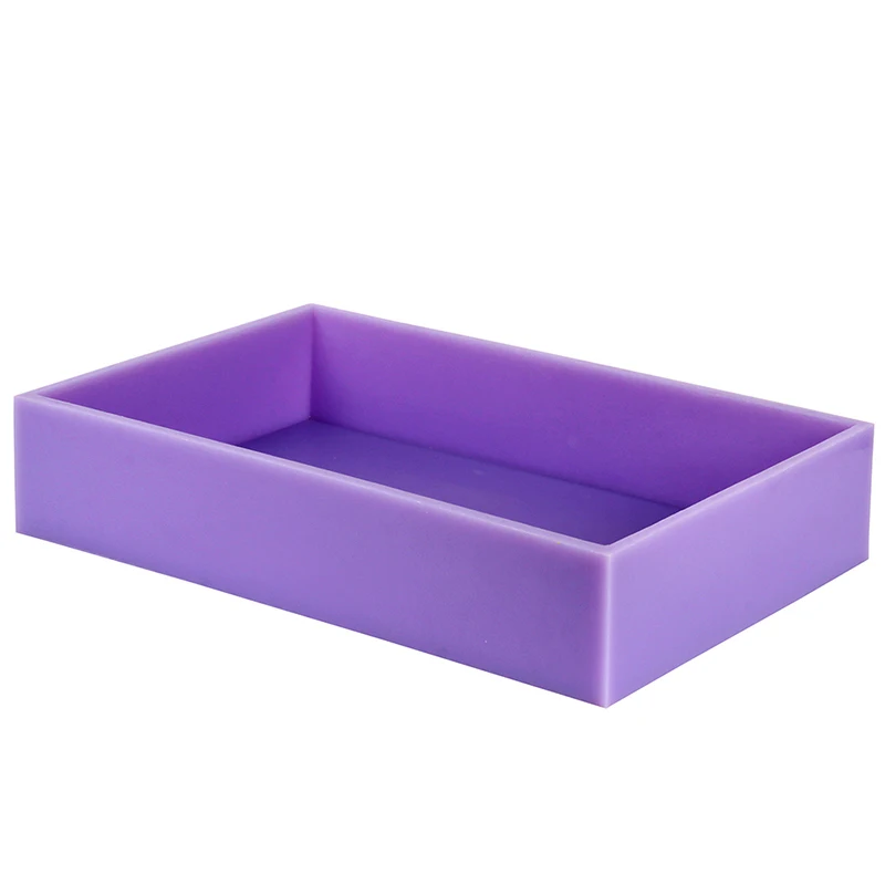 

Super Big Size Silicone Soap Mold Rectangular Flexible Large Mould with Wooden Box 19''x12'' 33 Pounds