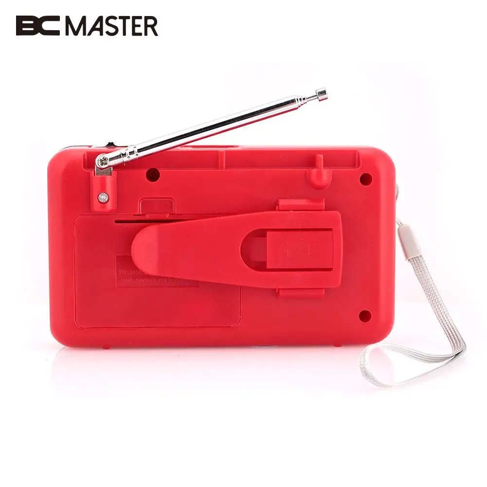 BCMaster Портативный fm радио SD/TF/микро SD карты USB AUX в Динамик мультимедиа цифров MP3