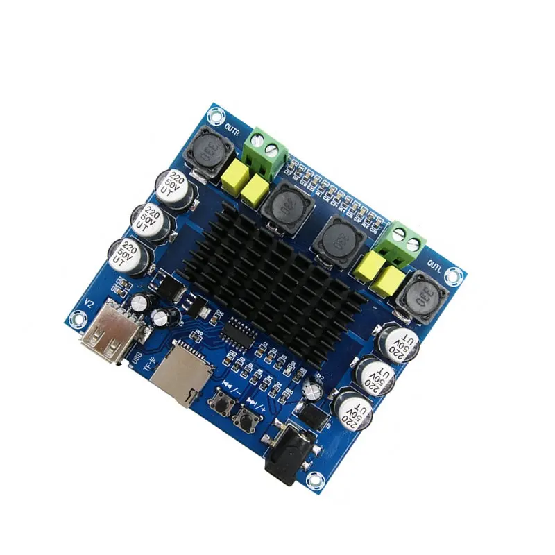 OTM565 digital power amplifier board integrated USB and 12 24V dual