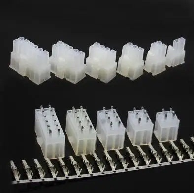 

5557 5569 2P 4P 6P 8P 10P 12P 14P 16P 18P 20P 22P 24P 4.2mm Straigh Pin Wire Terminals Connector Plug for Car Auto Resistor