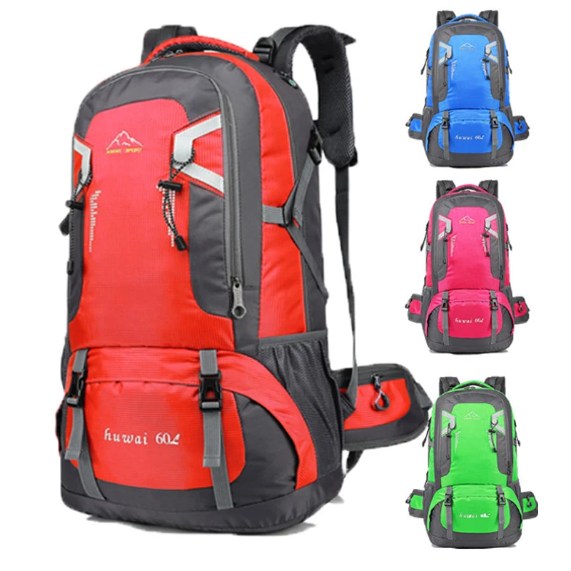 

2019 New 60L/40L Unisex Men Backpack Nylon Climb Backpack School Bag For Teenager Travel Backpacks Women Outdoor Bag