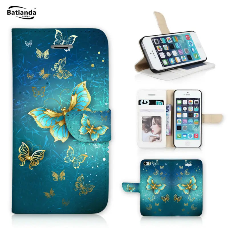 

Case Cover For iPhone 7 Plus/iPhone 8 Plus 5.5"Wallet Style Flip Stand PU Leather Phone Hard Back Cover Print Shell