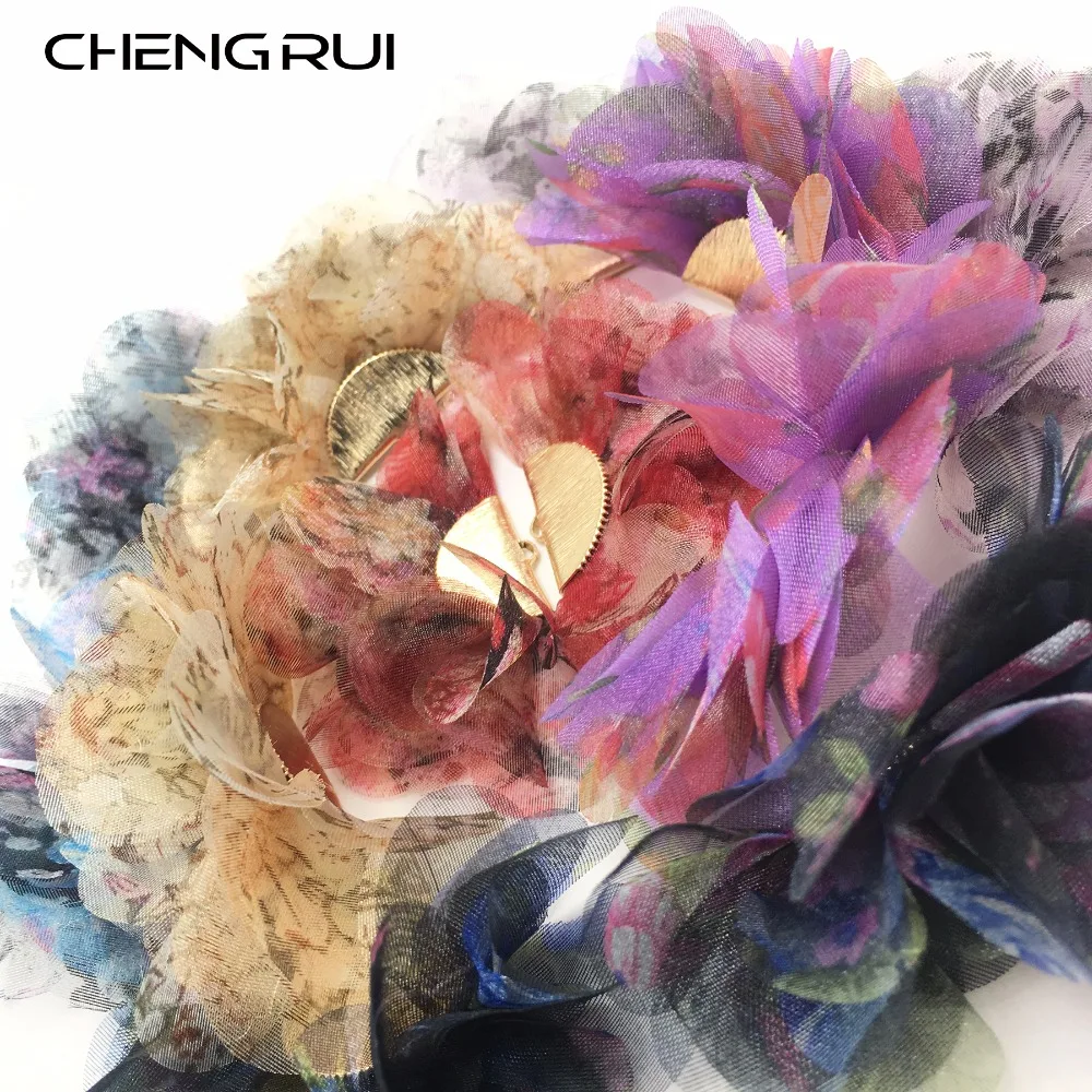 

CHENGRUI F42,patches,patches for clothing,diy craft supplies,craft material,handmade flowers,artificial flowers,2pcs/bag
