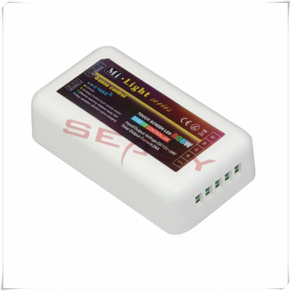 

Mi Light 2.4G 4-Zone RGB RGBW LED strip light Controller of 2.4G Wireless RGBW Control System For LED Strip Bulb Lamps