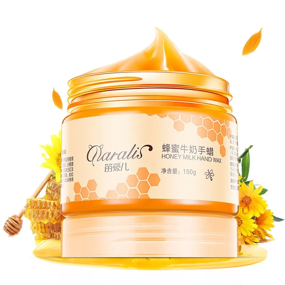 

Hand Mask Honey Milk Hand Wax Dead Skin Removal Moisturizing Whitening Exfoliating Calluses Hand Film Hand Cream Skin Care