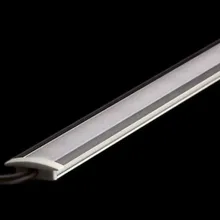 20 шт./лот 50 см 100 см Светодиодная твердая лента 5630 светодиодный бар u-образный паз свет не Водонепроницаемый 144 светодиодный s/M AC/DC 12 V 5630 Светодиодный трубки Жесткая светодиодная лента