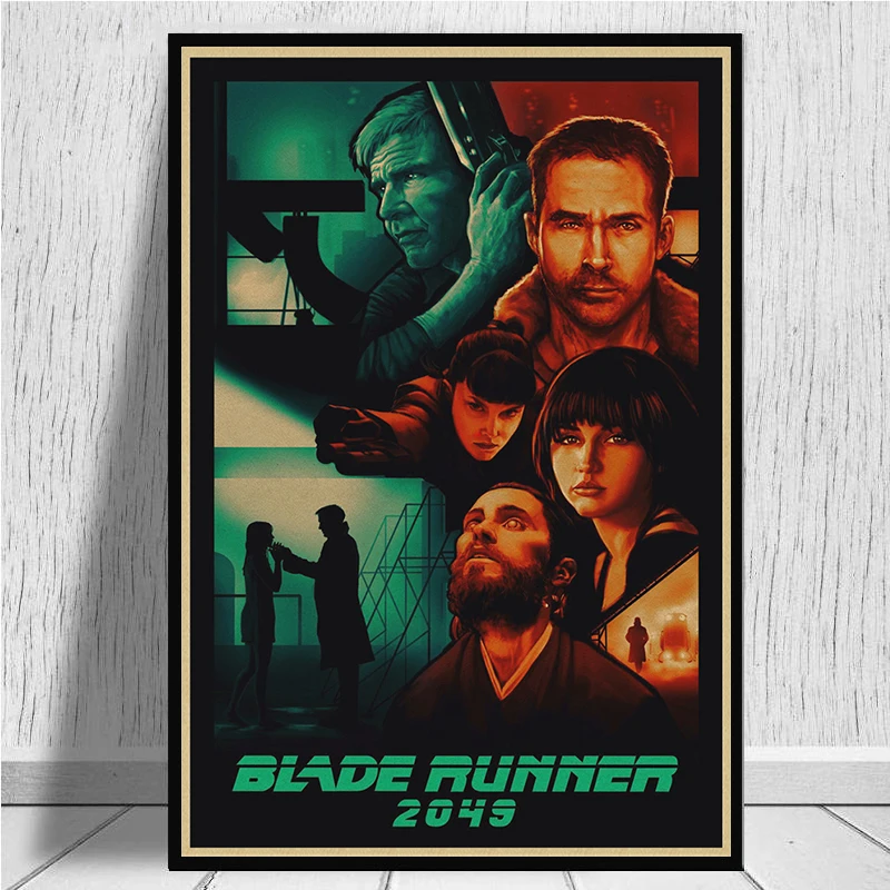 Лезвие Runner 2049 американский фильм ретро плакаты из крафт бумаги Печатные
