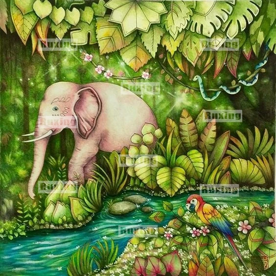 Full Square/Round Drill 5D DIY Diamond Painting Mini elephant Cartoon 3D Embroidery Cross Stitch Mosaic Rhinestone Decor | Дом и сад