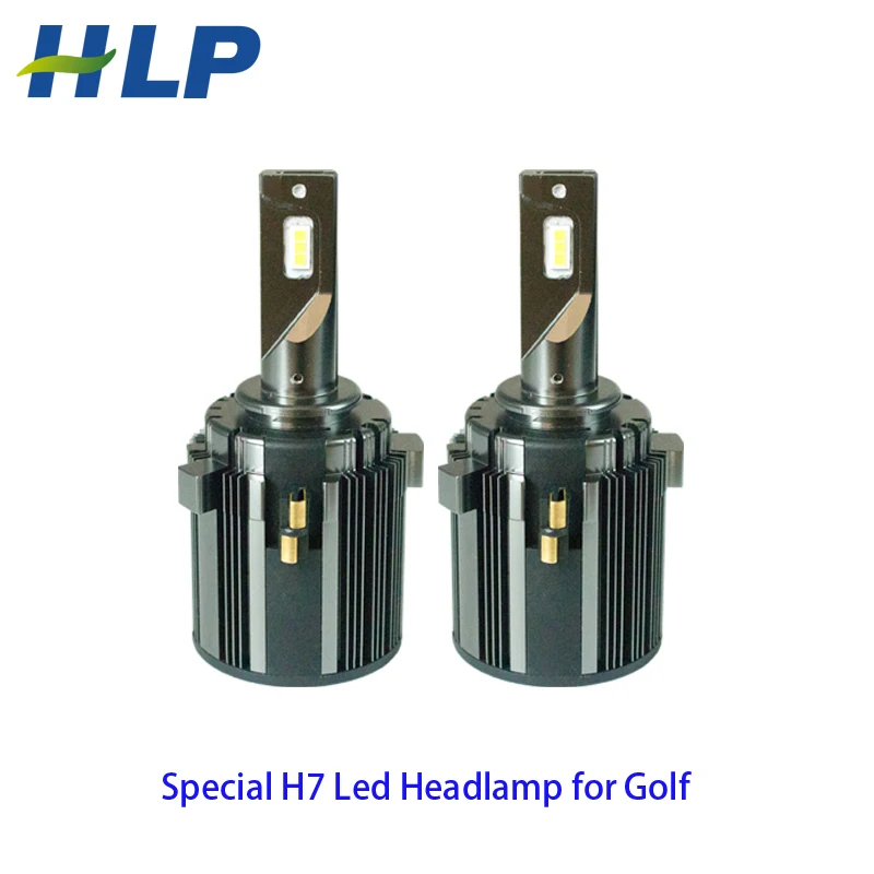 

led headlight bulbs 2pcs h7 60w 10000lm white no error canbus low beam headlamp for golf 6 golf 7