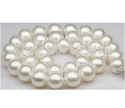

W&O658>>cost price 18"JAPANESE AKOYA PERFECT 12MM WHITE PEARL NECKLACE