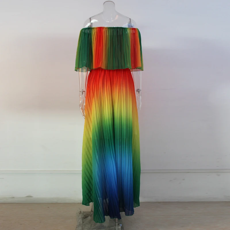 Летнее шифоновое пляжное платье новое богемное сексуальное платье с принтом модное повседневное свободное платье большого размера