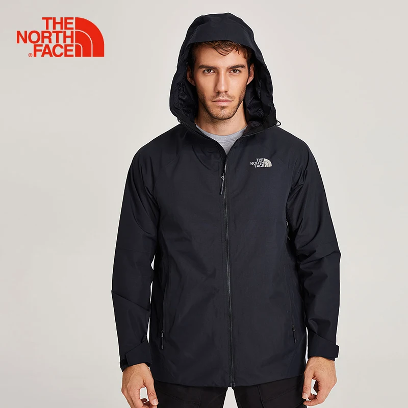 

The North Face men's hiking jacket wear resistant hooded comfortable waterproof Outdoor sports trekking camping clothes 3O87