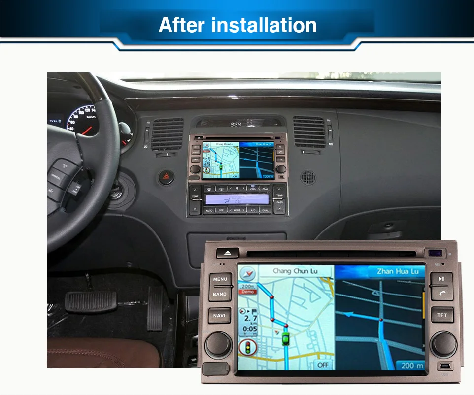 Android 10 4G RAM 32G ROM для Hyundai Azera 2005 ~ 2011 Автомобильный Радио Аудио Видео Мультимедиа DVD